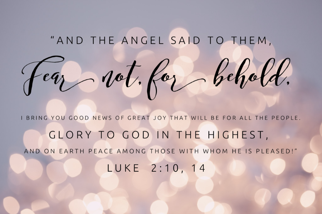 Christmas verse Luke 2 10